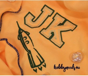 Stickserie - College Style Alpha Satin & Fransenappli Schriftart